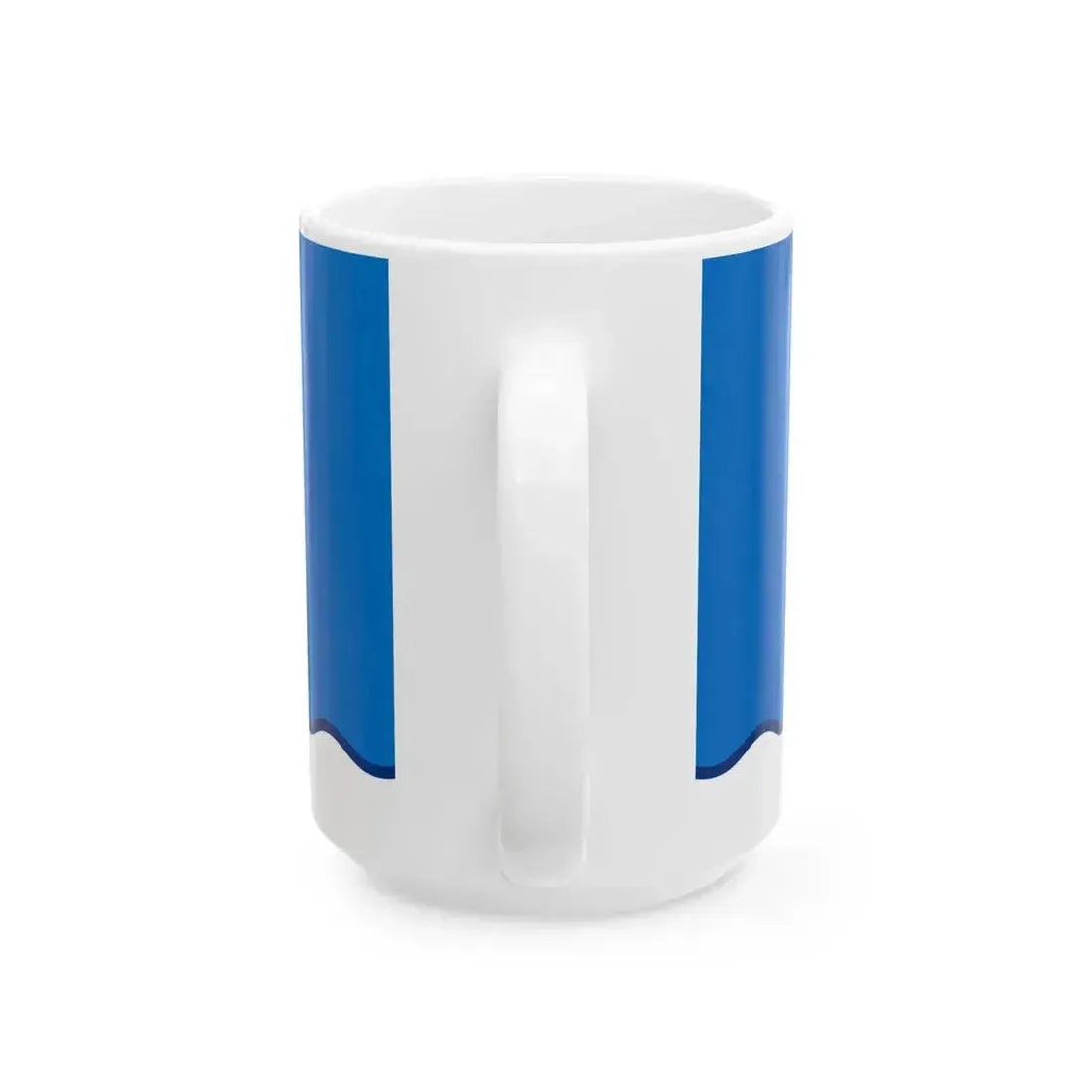 Flag of Helsinki long (Finland) White Coffee Mug - Go Mug Yourself