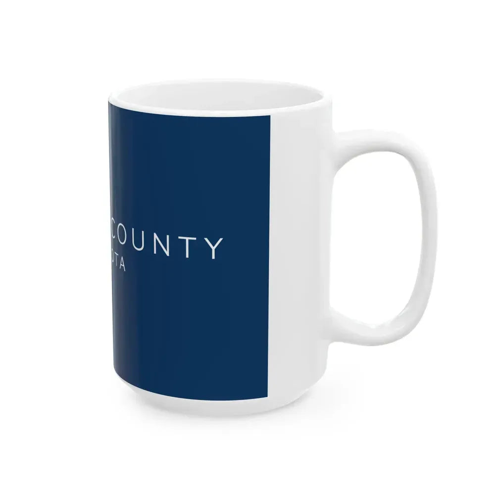 Flag of Hennepin County Minnesota 2022 (United States) White Coffee Mug - Go Mug Yourself