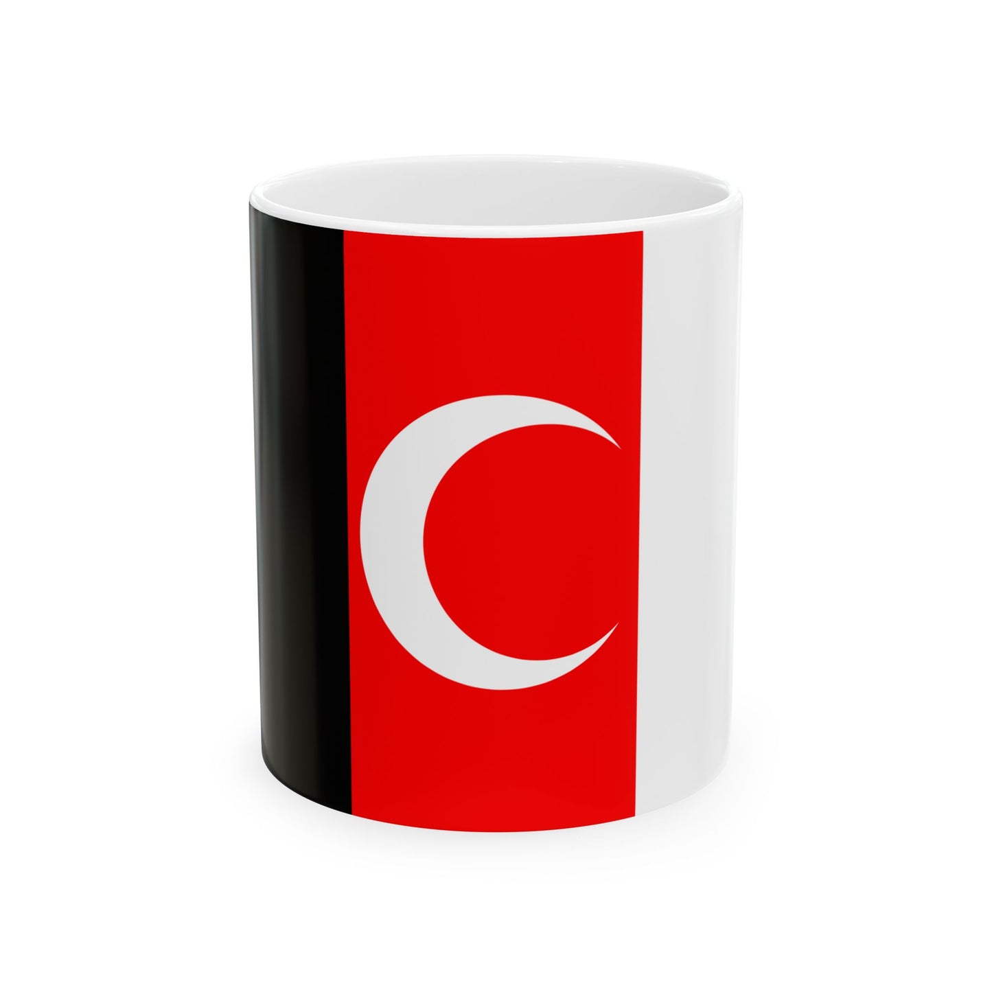 Flag of Herat Government 1930 (Afghanistan) White Coffee Mug-11oz-Go Mug Yourself