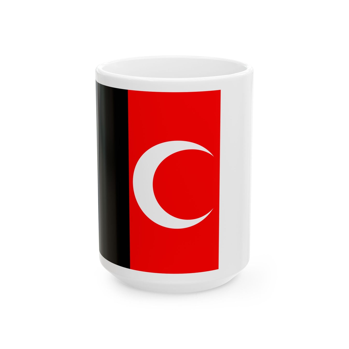 Flag of Herat Government 1930 (Afghanistan) White Coffee Mug-15oz-Go Mug Yourself