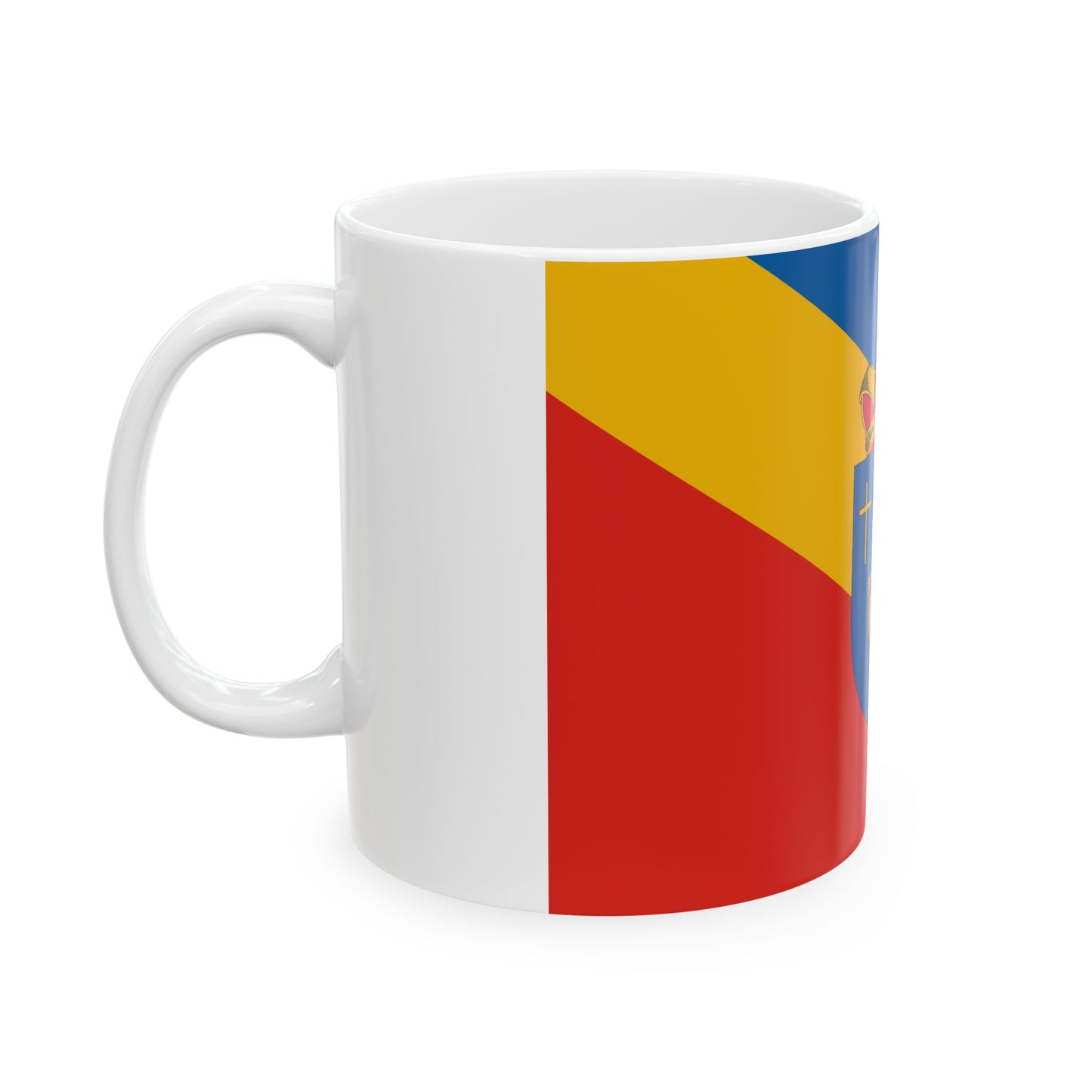 Flag of Hercegszanto (Hungary) White Coffee Mug-Go Mug Yourself
