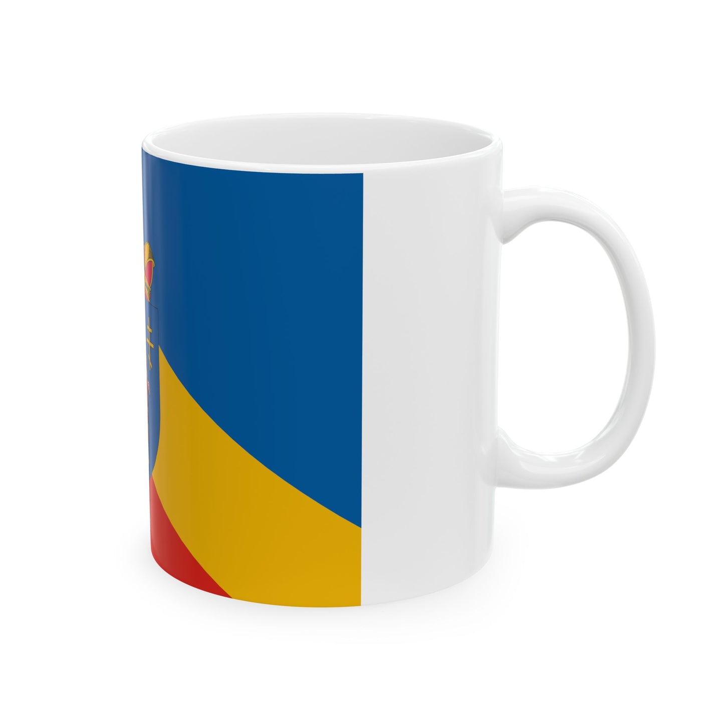 Flag of Hercegszanto (Hungary) White Coffee Mug-Go Mug Yourself