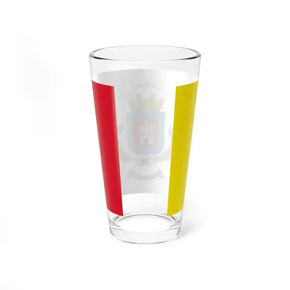 Flag of Heredia Province Costa Rica - Pint Glass 16oz - Go Mug Yourself
