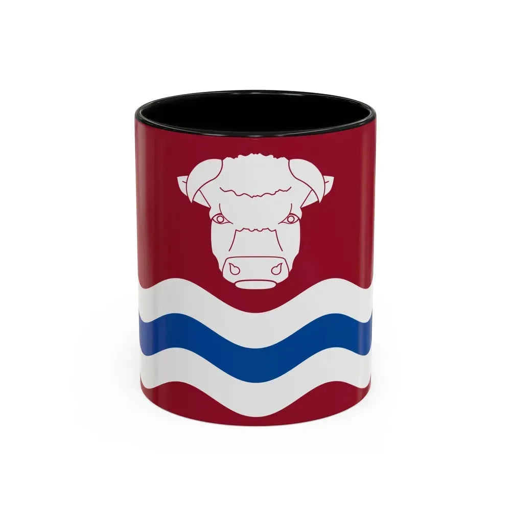 Flag of Herefordshire UK - Accent Coffee Mug 11oz Black - Go Mug Yourself