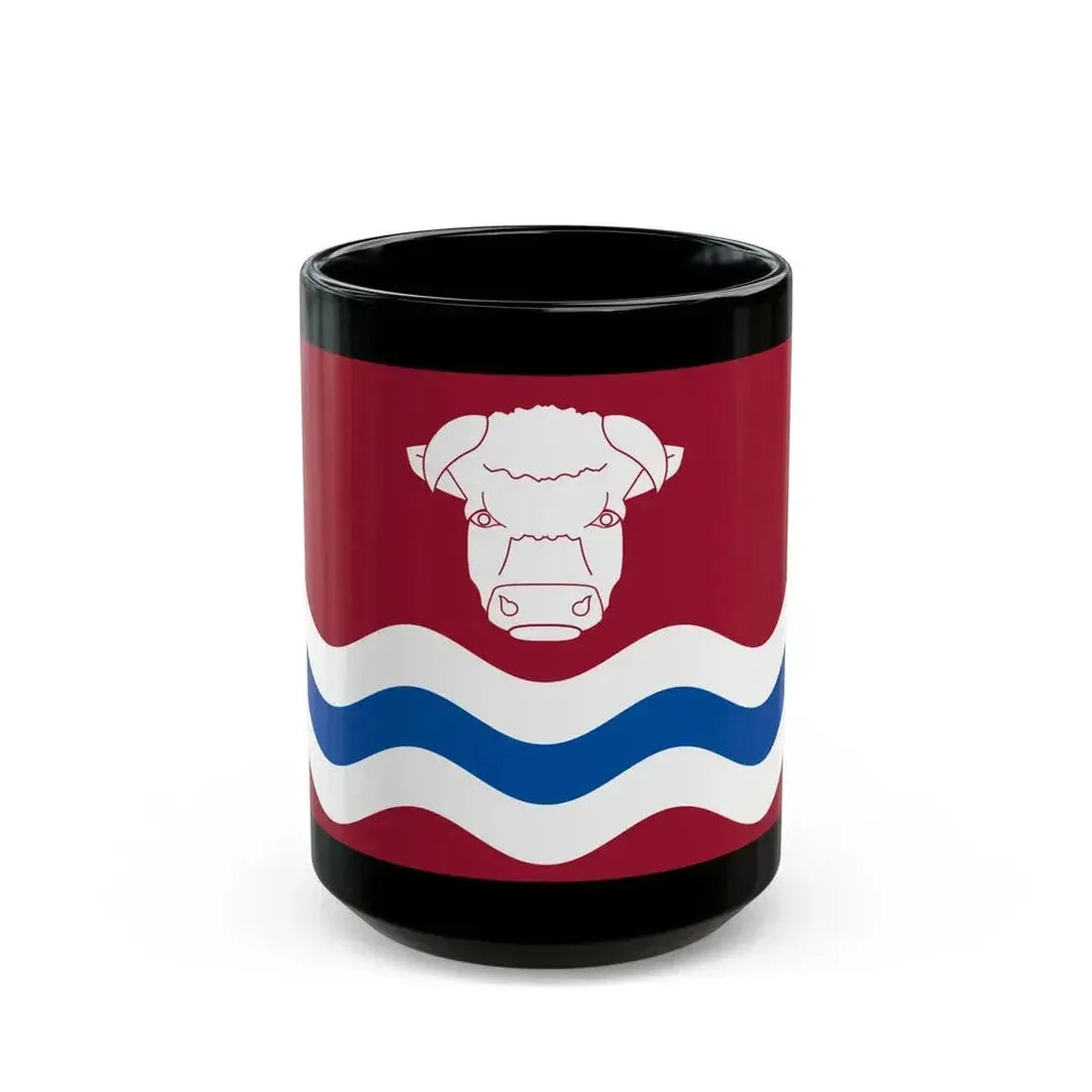 Flag of Herefordshire UK - Black Coffee Mug 15oz - Go Mug Yourself