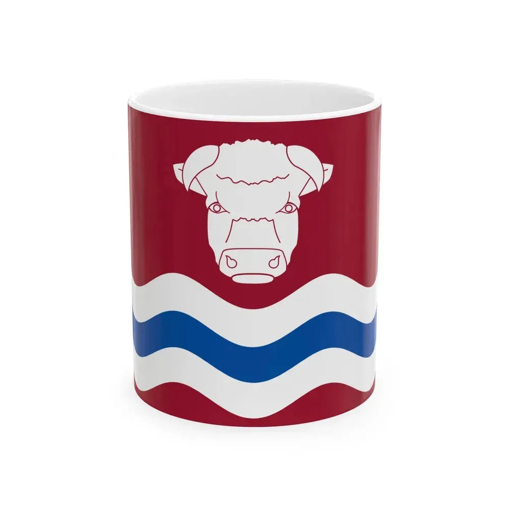 Flag of Herefordshire UK - White Coffee Mug 11oz - Go Mug Yourself