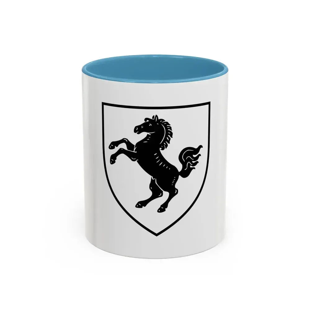 Flag of Herford Germany - Accent Coffee Mug 11oz Light Blue - Go Mug Yourself