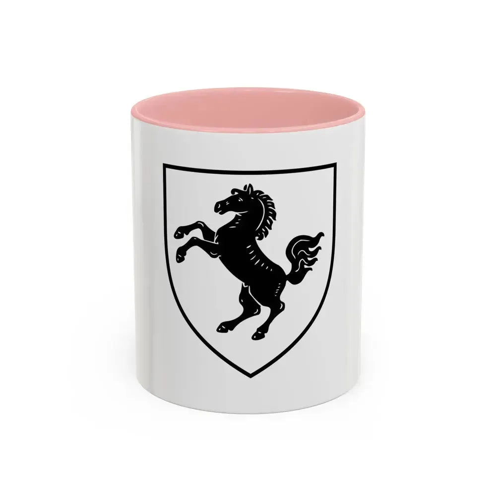 Flag of Herford Germany - Accent Coffee Mug 11oz Pink - Go Mug Yourself