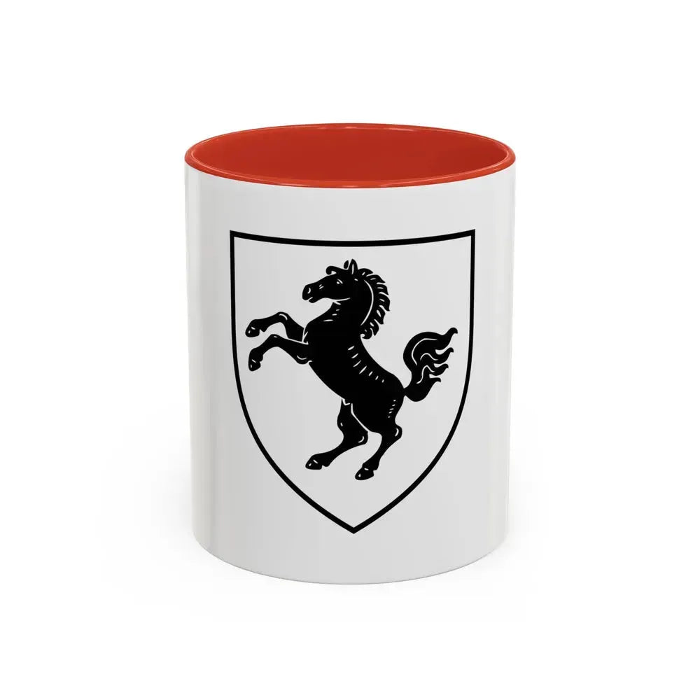Flag of Herford Germany - Accent Coffee Mug 11oz Red - Go Mug Yourself