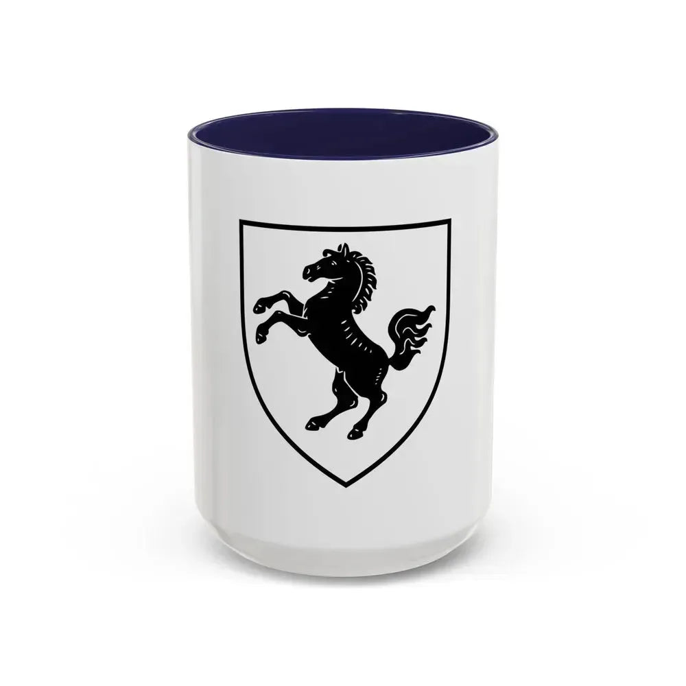 Flag of Herford Germany - Accent Coffee Mug 15oz Navy - Go Mug Yourself