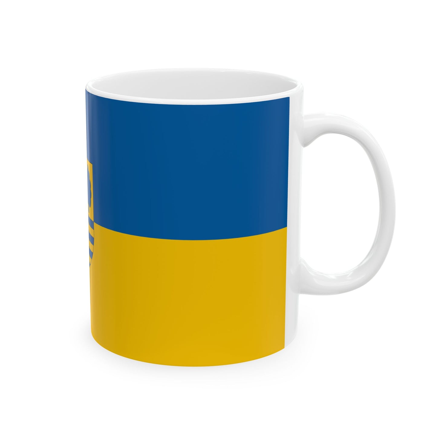Flag of Hernad (Hungary) White Coffee Mug-Go Mug Yourself