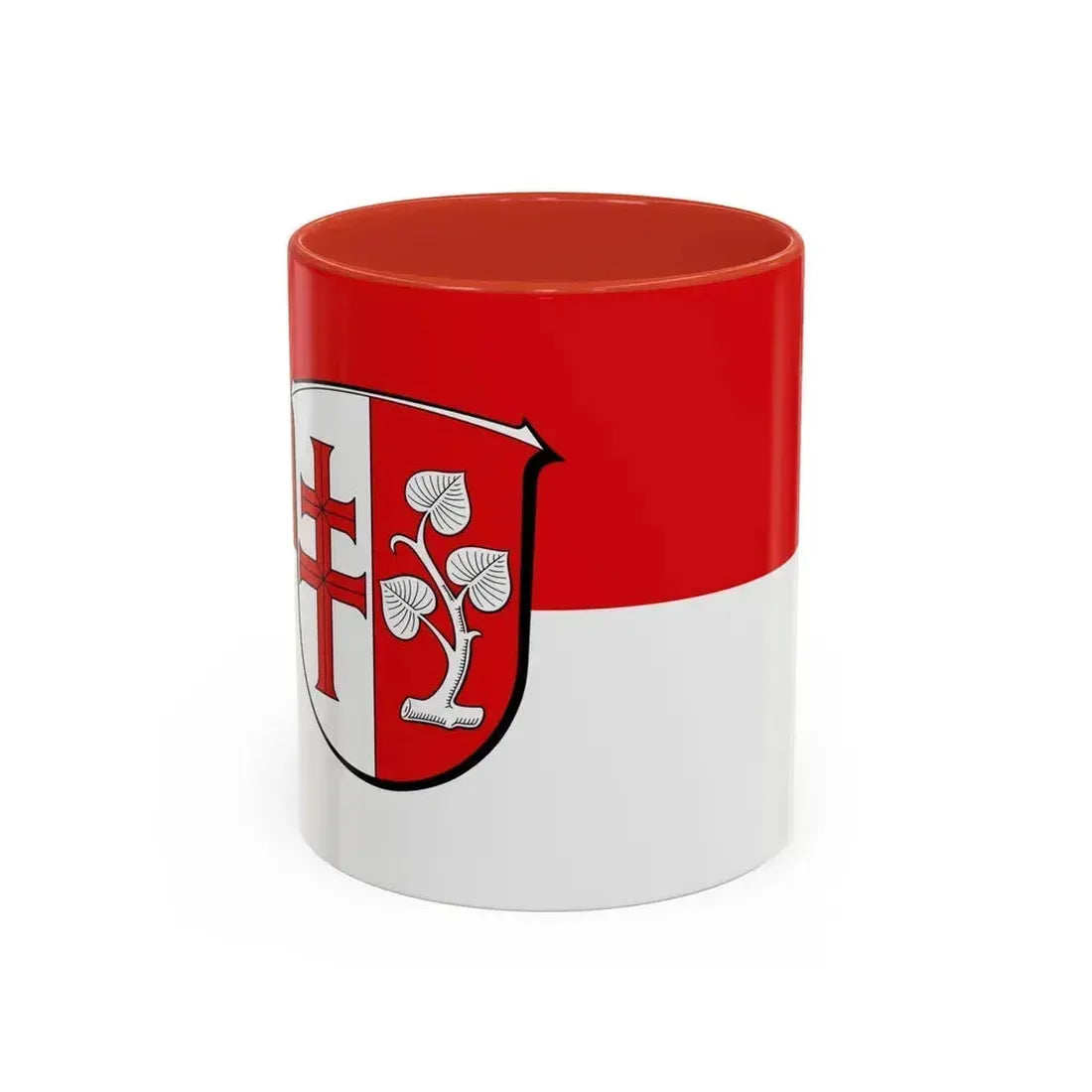 Flag of Hersfeld Rotenburg Germany - Accent Coffee Mug 11oz Red - Go Mug Yourself