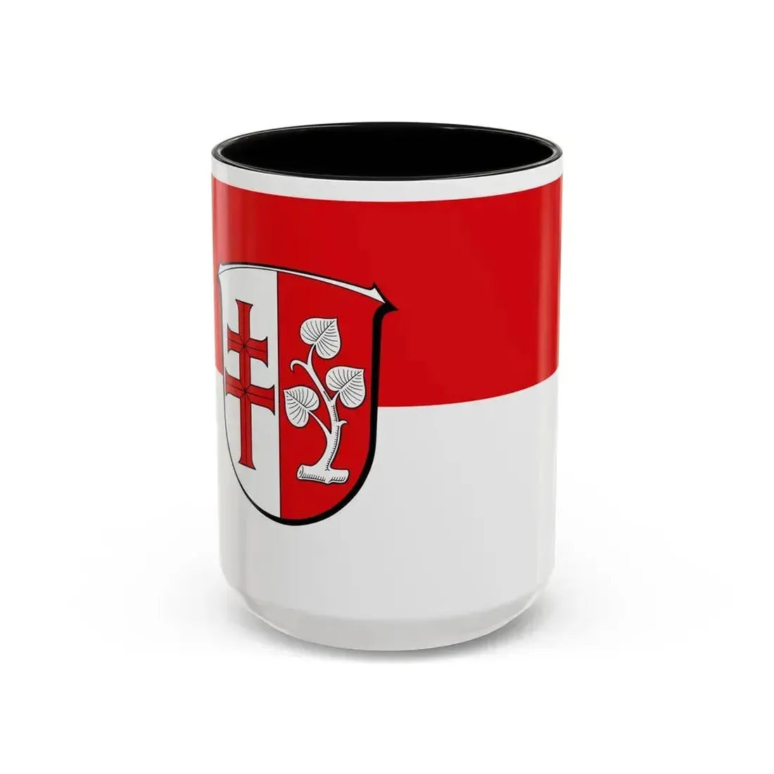 Flag of Hersfeld Rotenburg Germany - Accent Coffee Mug 15oz Black - Go Mug Yourself
