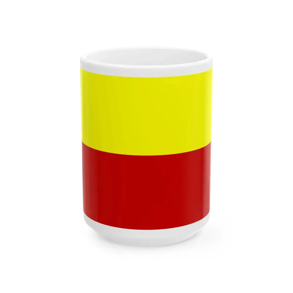 Flag of Herzegovina 1878-1918 (Bosnia and Herzegovina) White Coffee Mug 15oz - Go Mug Yourself