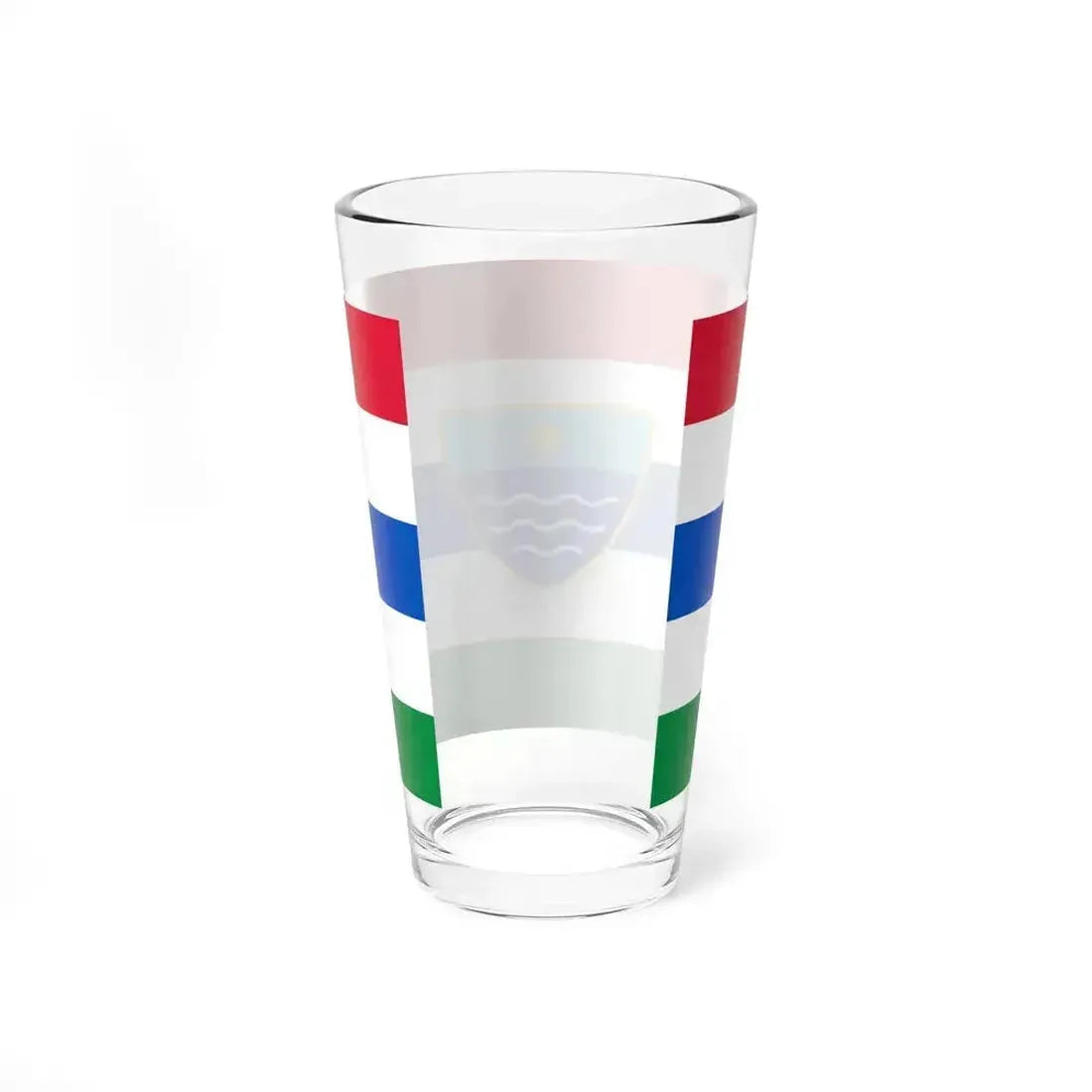 Flag of Herzegovina Neretva Canton Bosnia and Herzegovina - Pint Glass 16oz - Go Mug Yourself