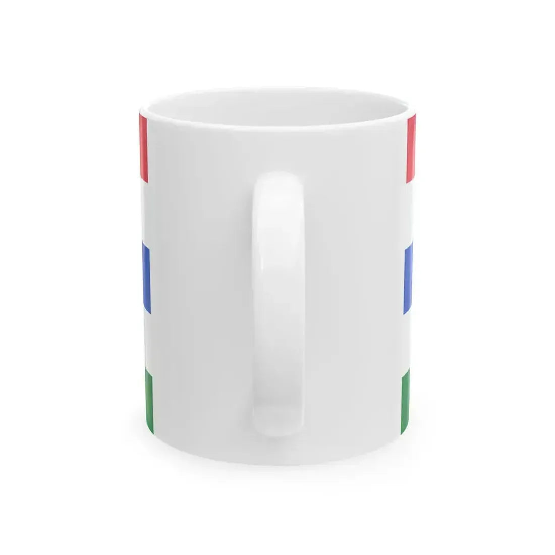 Flag of Herzegovina Neretva Canton Bosnia and Herzegovina - White Coffee Mug - Go Mug Yourself