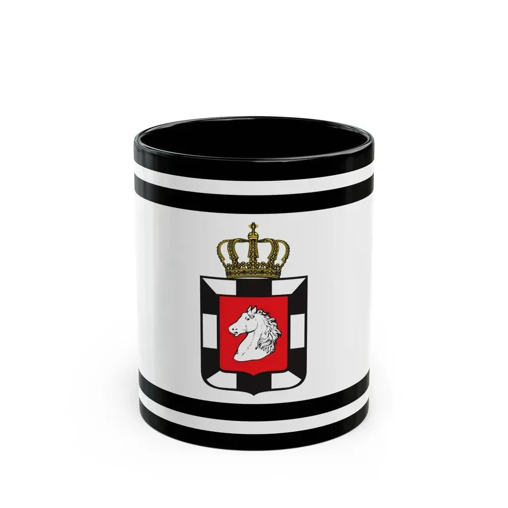 Flag of Herzogtum Lauenburg Germany - Black Coffee Mug 11oz - Go Mug Yourself