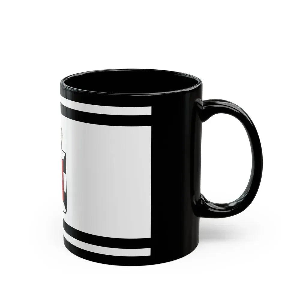 Flag of Herzogtum Lauenburg Germany - Black Coffee Mug - Go Mug Yourself