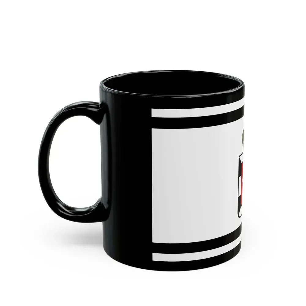 Flag of Herzogtum Lauenburg Germany - Black Coffee Mug - Go Mug Yourself