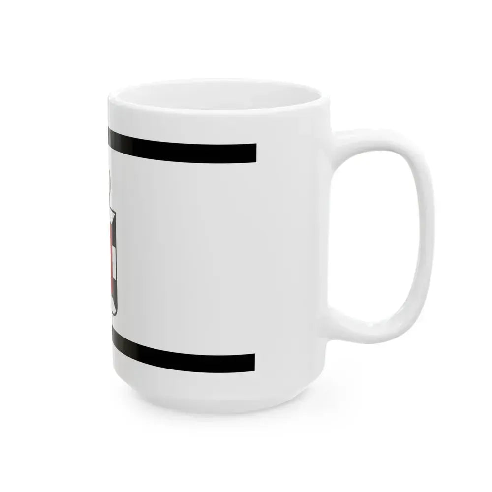 Flag of Herzogtum Lauenburg Germany - White Coffee Mug - Go Mug Yourself