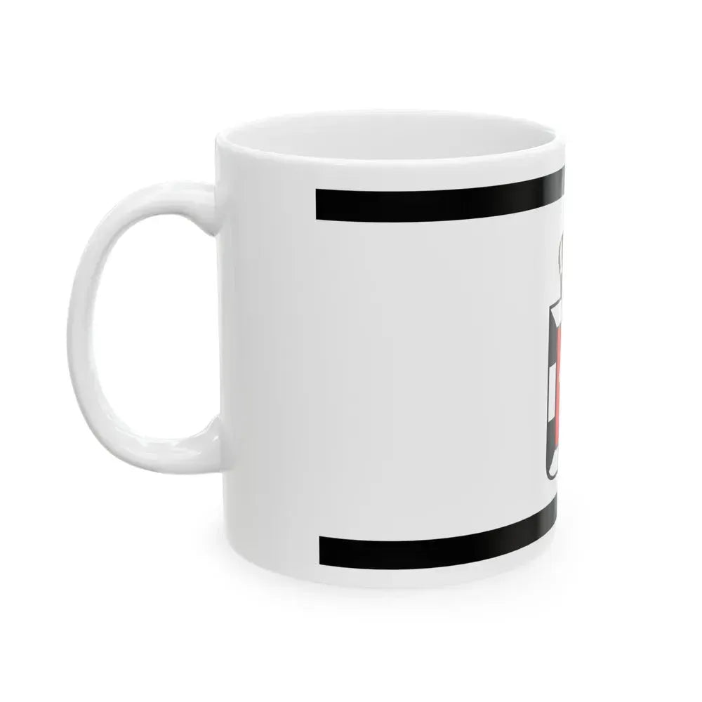 Flag of Herzogtum Lauenburg Germany - White Coffee Mug - Go Mug Yourself