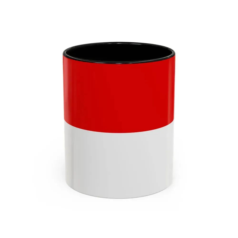 Flag of Hesse Germany - Accent Coffee Mug 11oz Black - Go Mug Yourself