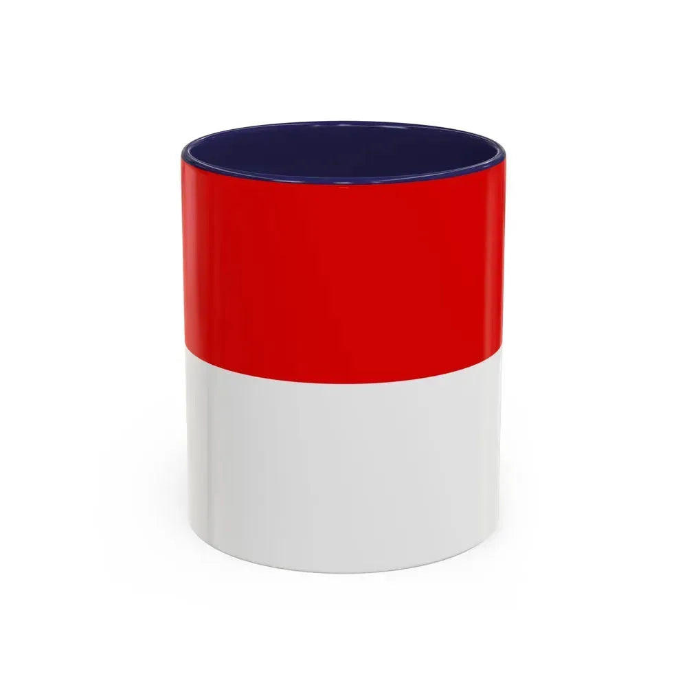 Flag of Hesse Germany - Accent Coffee Mug 11oz Navy - Go Mug Yourself