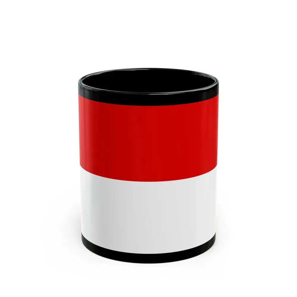 Flag of Hesse Germany - Black Coffee Mug 11oz - Go Mug Yourself