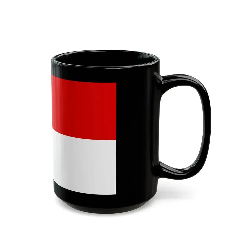 Flag of Hesse Germany - Black Coffee Mug - Go Mug Yourself