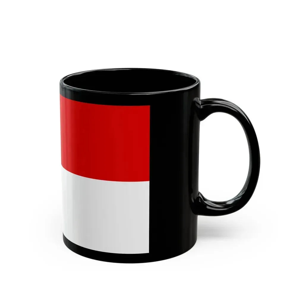 Flag of Hesse Germany - Black Coffee Mug - Go Mug Yourself