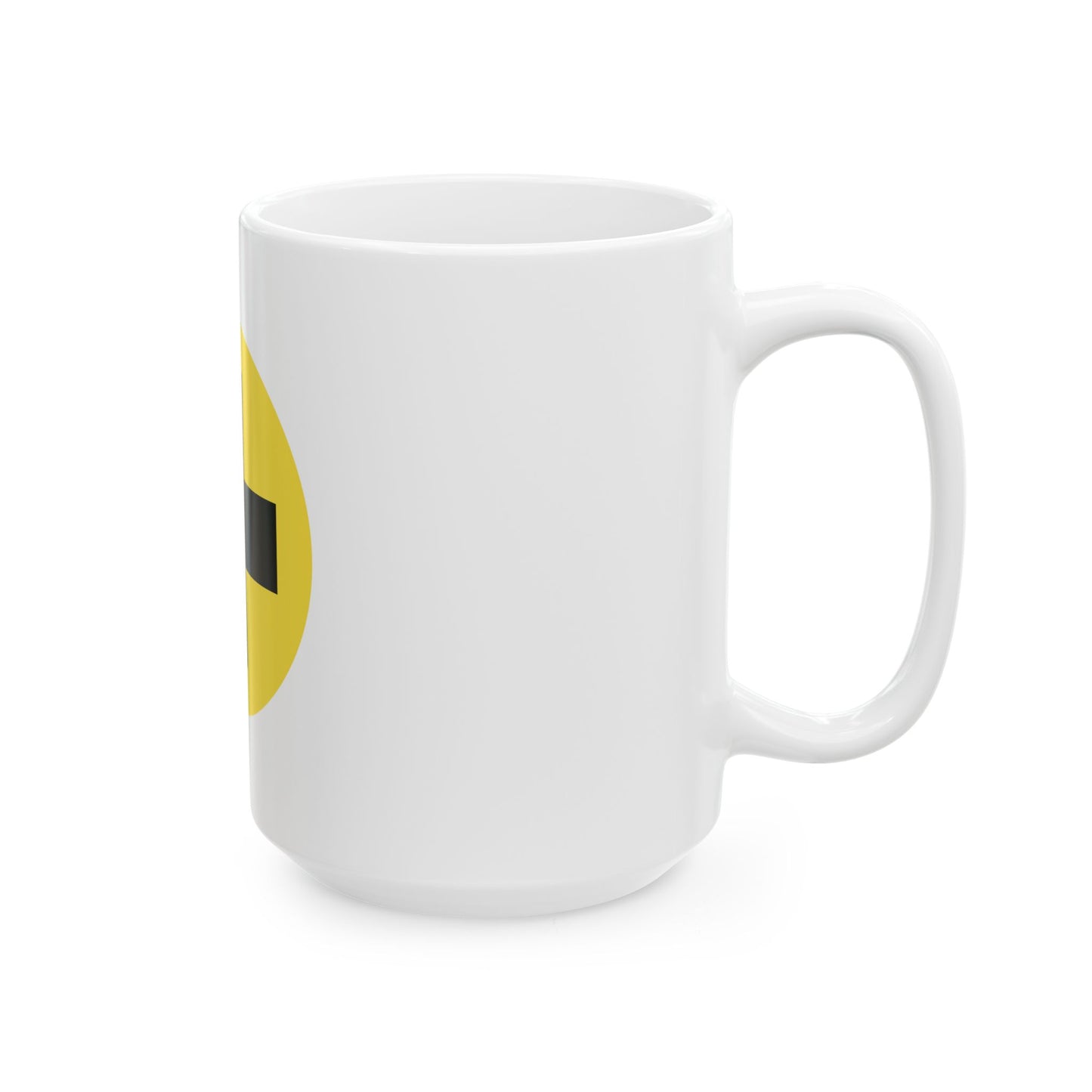 Flag of Het Vlaamse Kruis (Belgium) White Coffee Mug-Go Mug Yourself