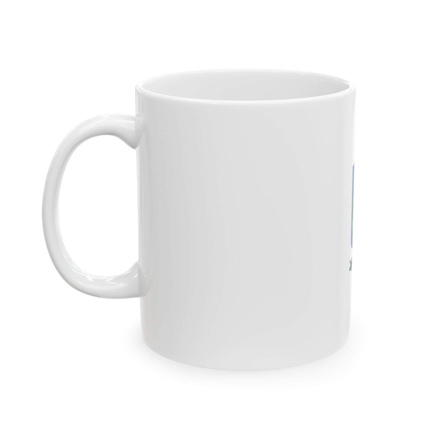 Flag of Hevizgyork vertical (Hungary) White Coffee Mug-Go Mug Yourself