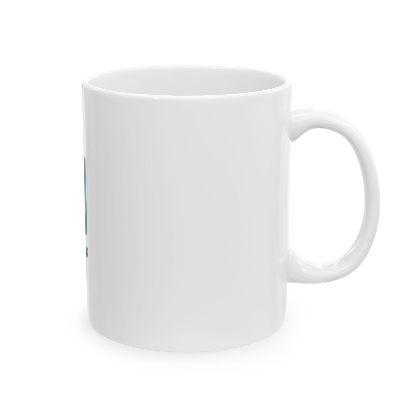 Flag of Hevizgyork vertical (Hungary) White Coffee Mug-Go Mug Yourself