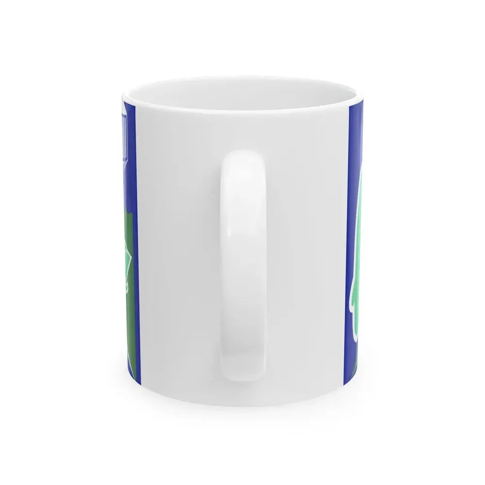 Flag of Hiawatha Iowa (United States) White Coffee Mug - Go Mug Yourself
