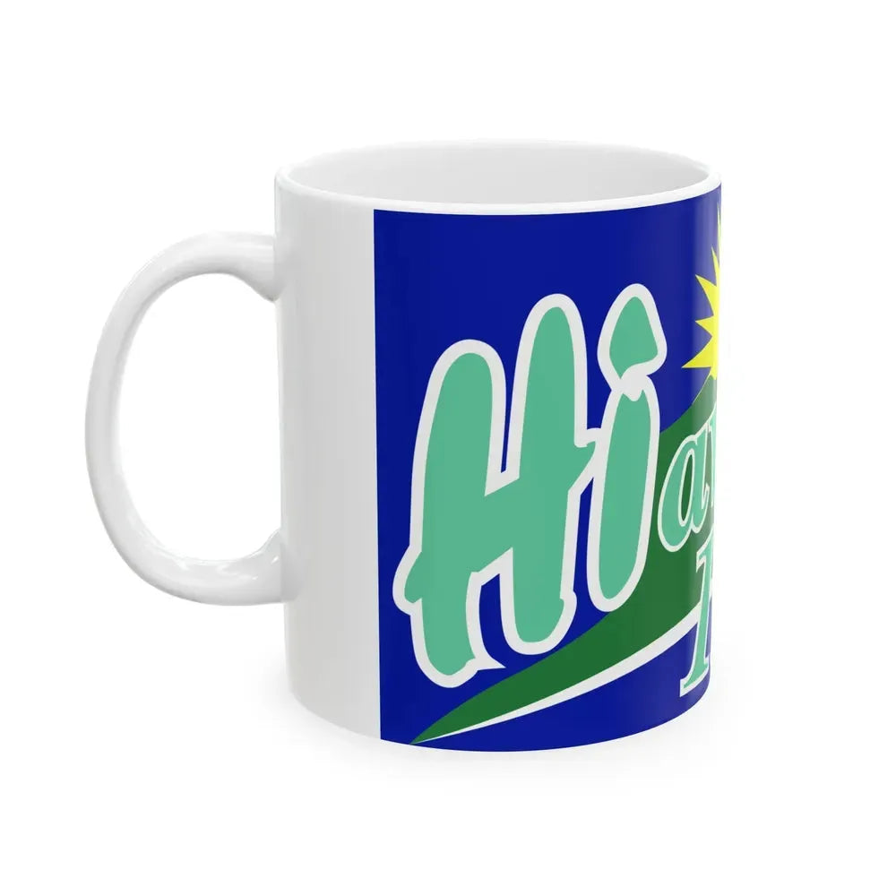Flag of Hiawatha Iowa (United States) White Coffee Mug - Go Mug Yourself