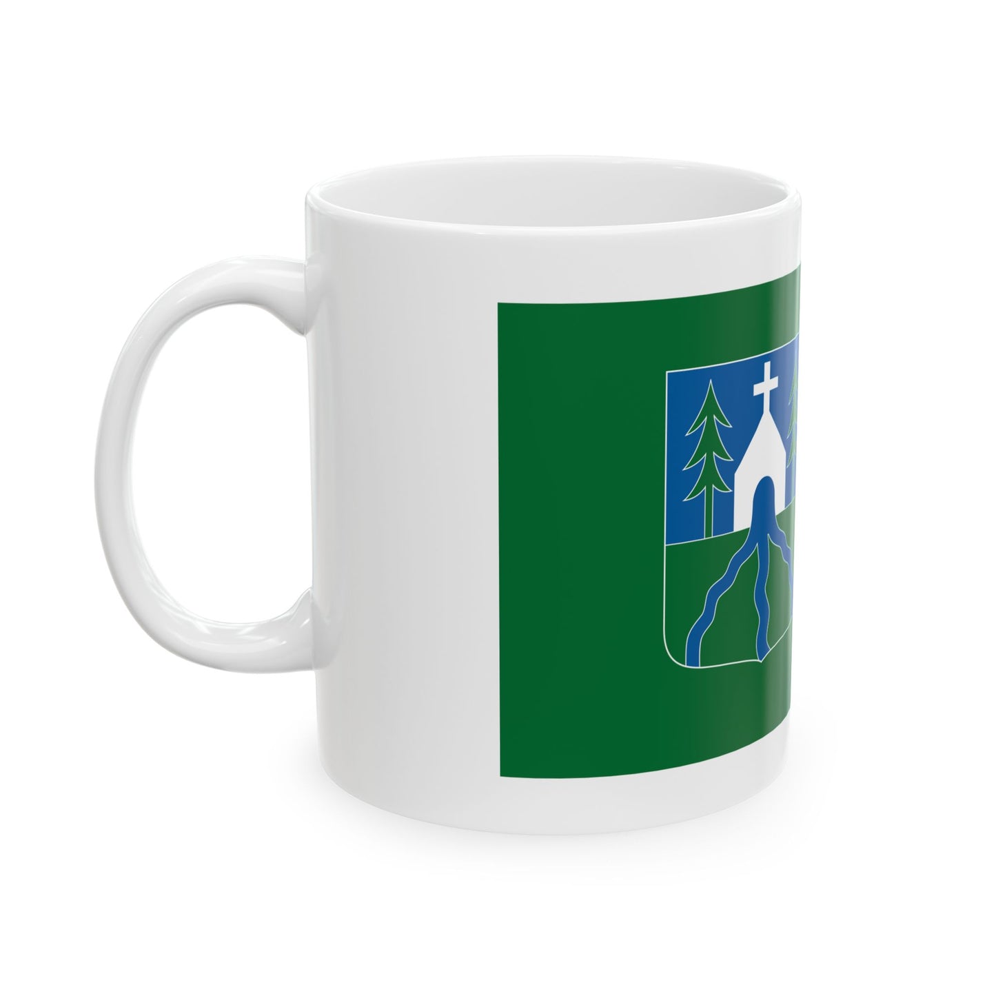 Flag of Hidegkut (Hungary) White Coffee Mug-Go Mug Yourself