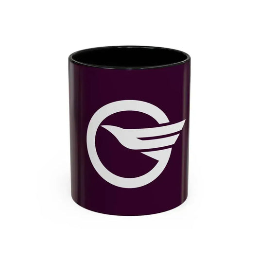 Flag of Higashimurayama Tokyo Japan - Accent Coffee Mug 11oz Black - Go Mug Yourself