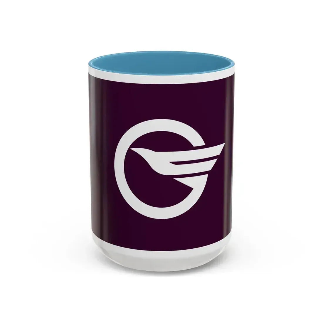 Flag of Higashimurayama Tokyo Japan - Accent Coffee Mug 15oz Light Blue - Go Mug Yourself