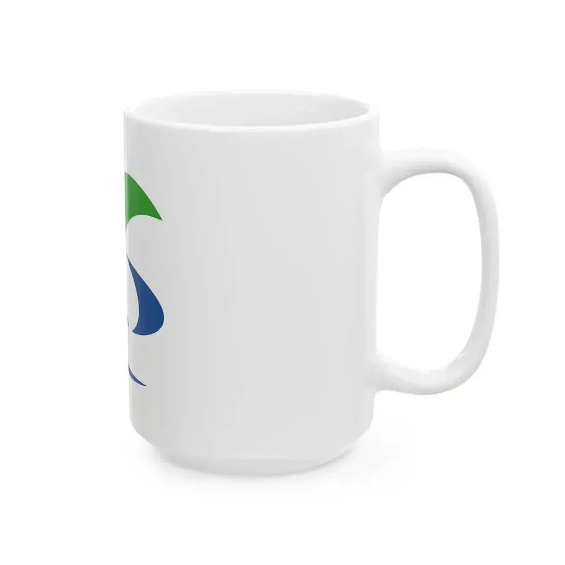 Flag of Higashiomi Shiga (Japan) White Coffee Mug - Go Mug Yourself