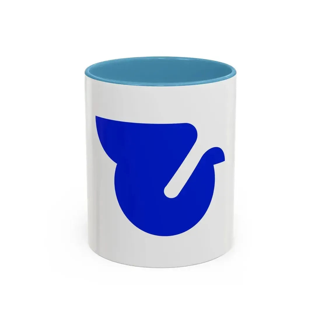 Flag of Higashiosaka Osaka Japan - Accent Coffee Mug 11oz Light Blue - Go Mug Yourself