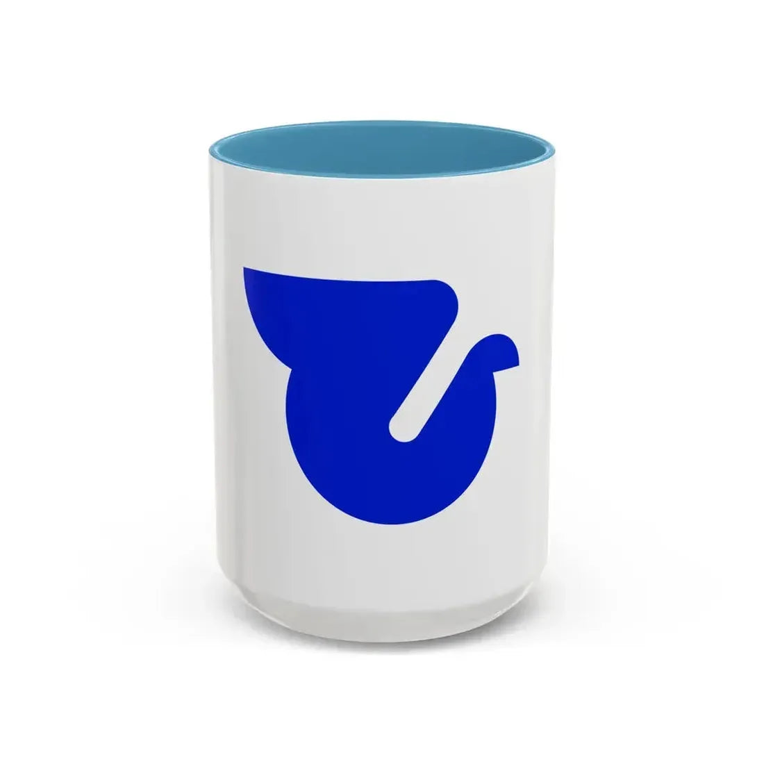 Flag of Higashiosaka Osaka Japan - Accent Coffee Mug 15oz Light Blue - Go Mug Yourself
