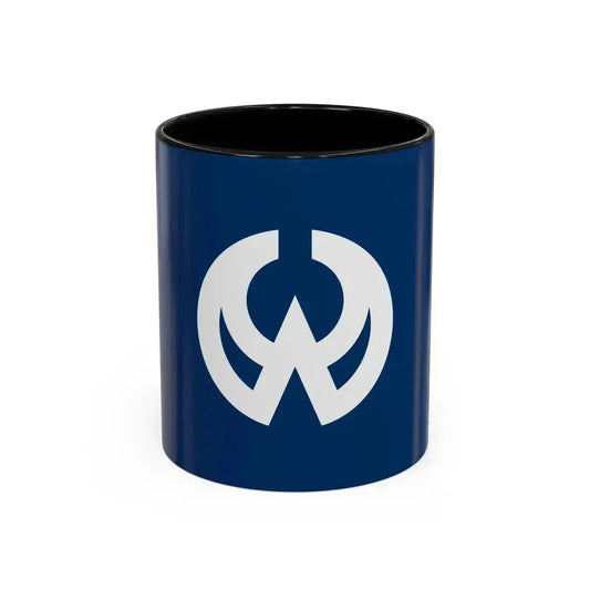 Flag of Higashiyamato Tokyo Japan - Accent Coffee Mug 11oz Black - Go Mug Yourself