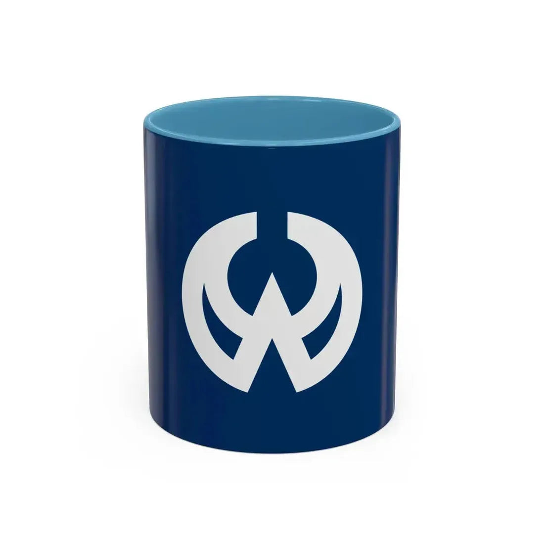 Flag of Higashiyamato Tokyo Japan - Accent Coffee Mug 11oz Light Blue - Go Mug Yourself