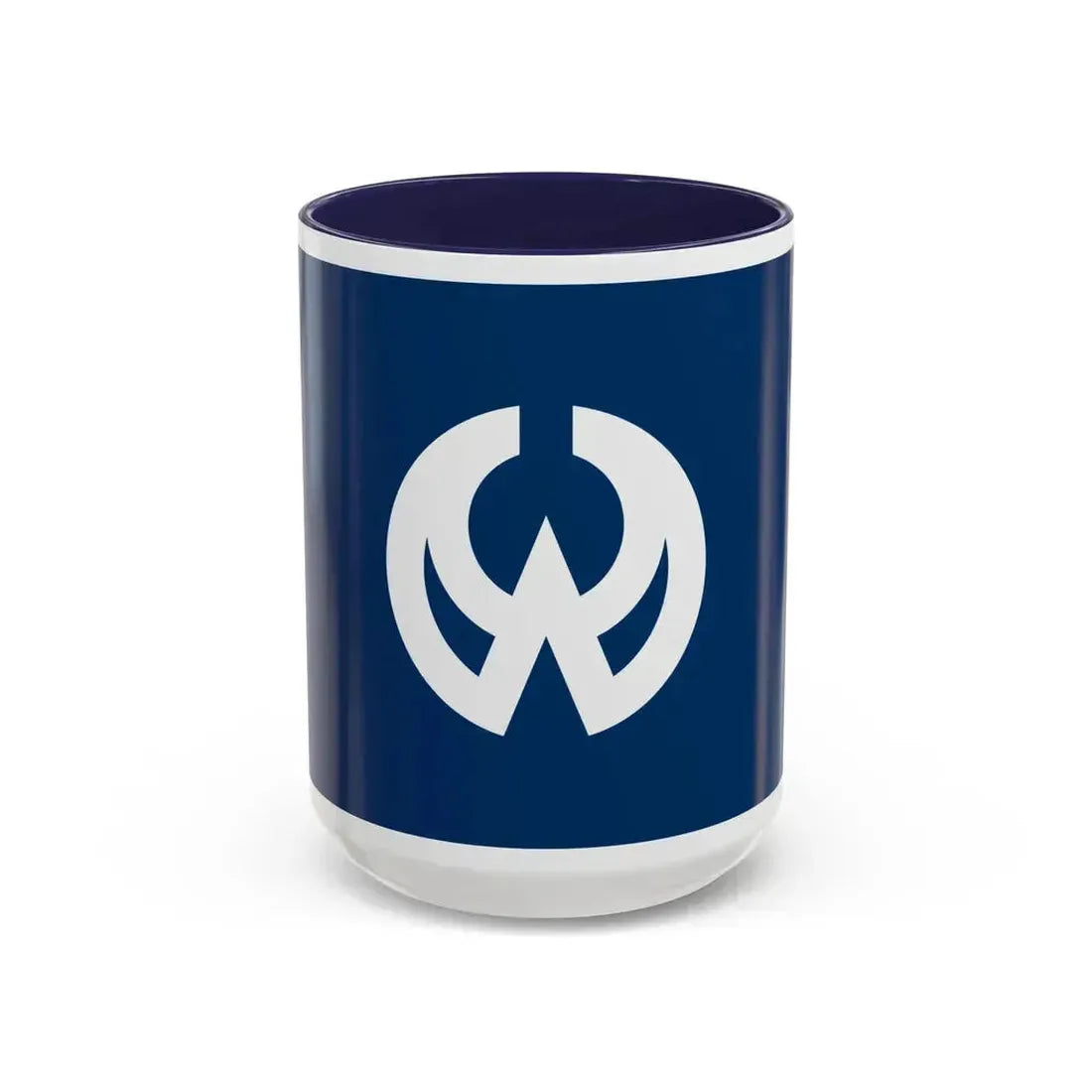 Flag of Higashiyamato Tokyo Japan - Accent Coffee Mug 15oz Navy - Go Mug Yourself