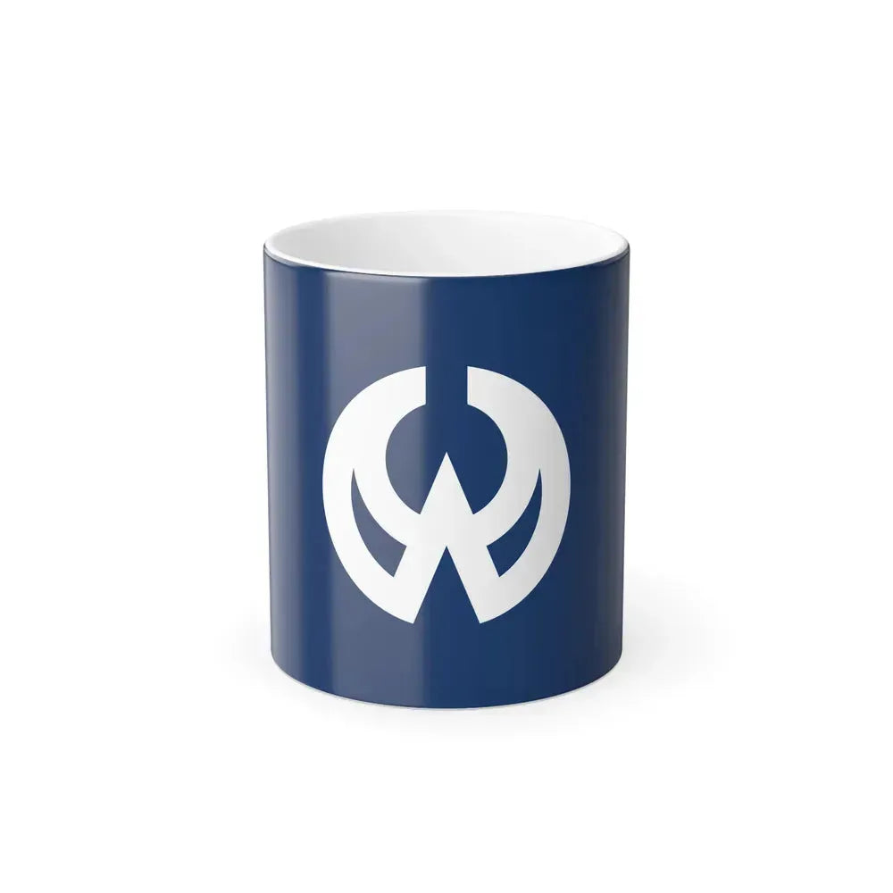 Flag of Higashiyamato Tokyo Japan - Color Changing Coffee Mug 11oz - Go Mug Yourself