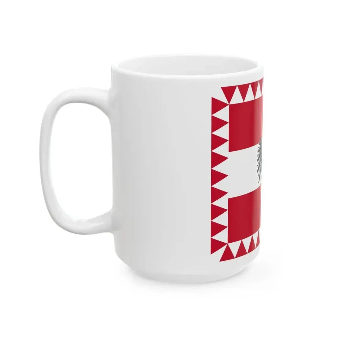Flag of High Officials of the Federal State of Austria (Austria) White Coffee Mug - Go Mug Yourself