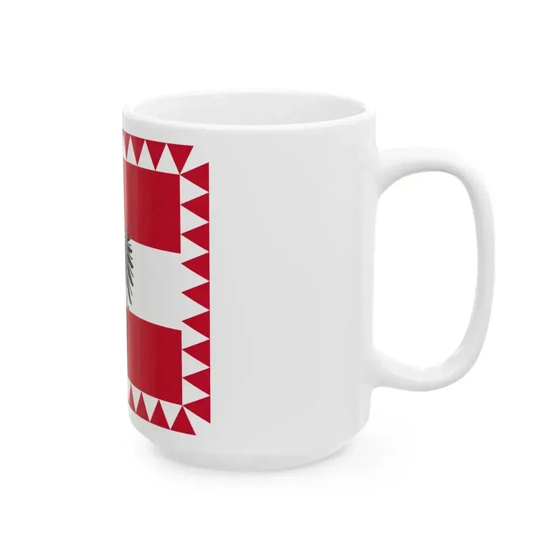 Flag of High Officials of the Federal State of Austria (Austria) White Coffee Mug - Go Mug Yourself