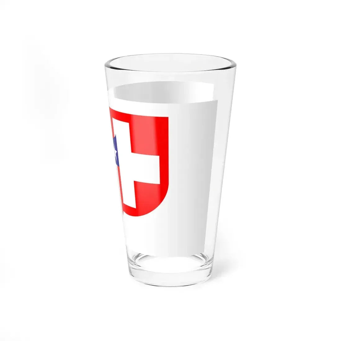 Flag of Highland Illinois (United States) Pint Glass 16oz - Go Mug Yourself