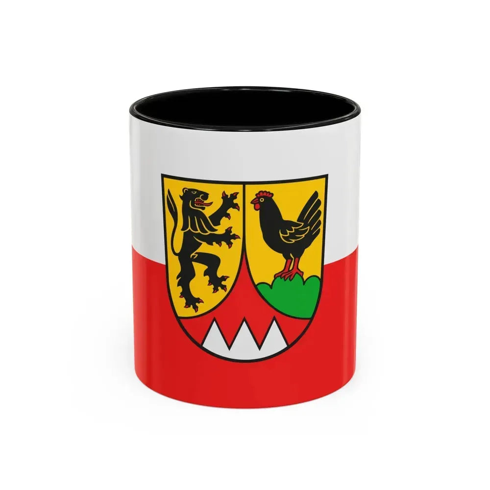 Flag of Hildburghausen Germany - Accent Coffee Mug 11oz Black - Go Mug Yourself