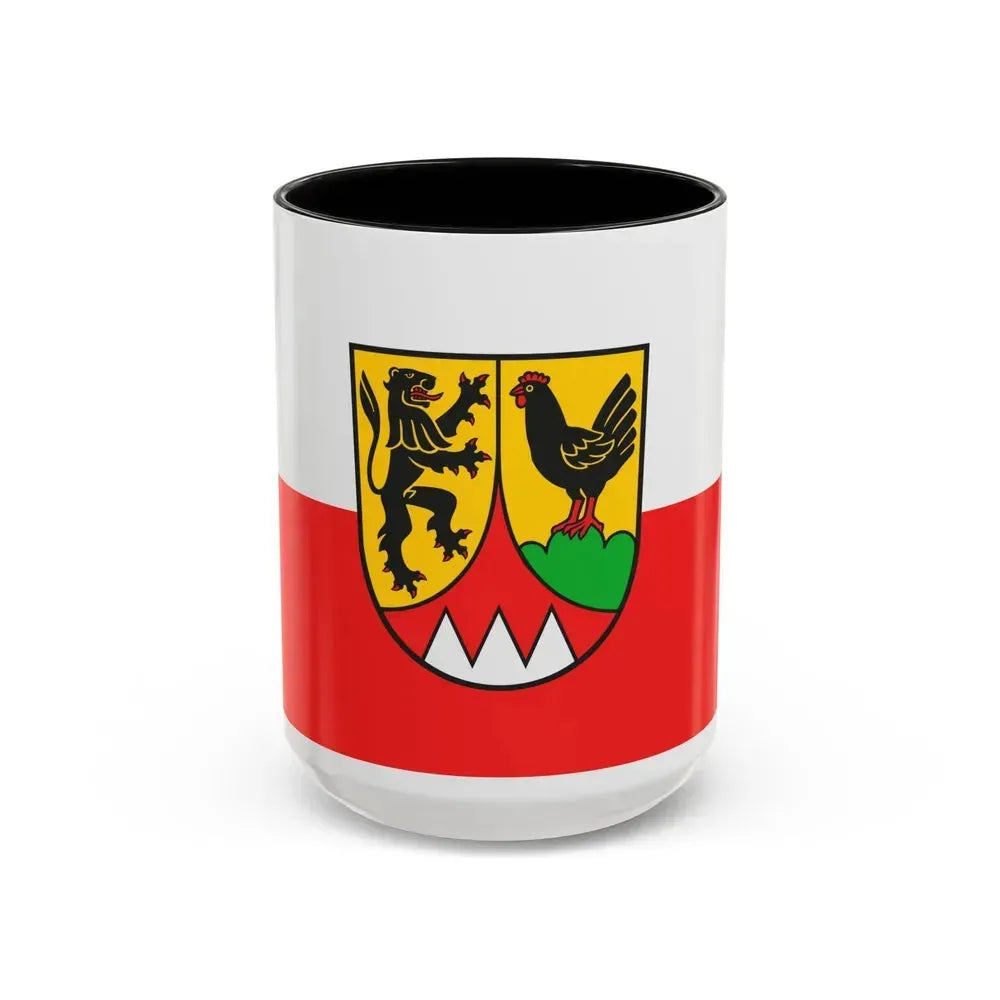 Flag of Hildburghausen Germany - Accent Coffee Mug 15oz Black - Go Mug Yourself
